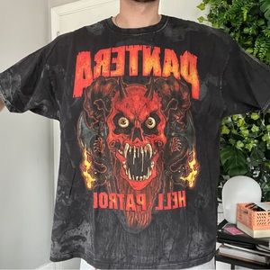 Pantera hell patrol vintage graphic tee